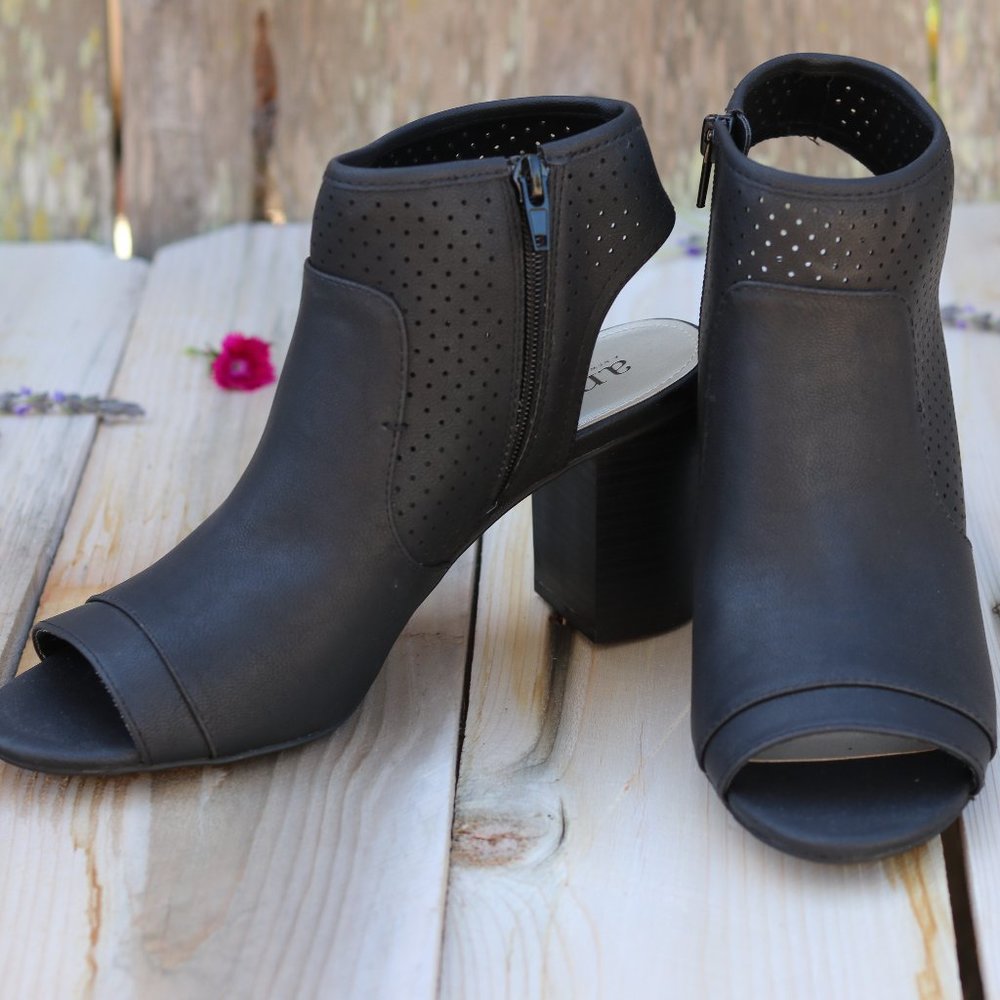 Peak Toe Booties